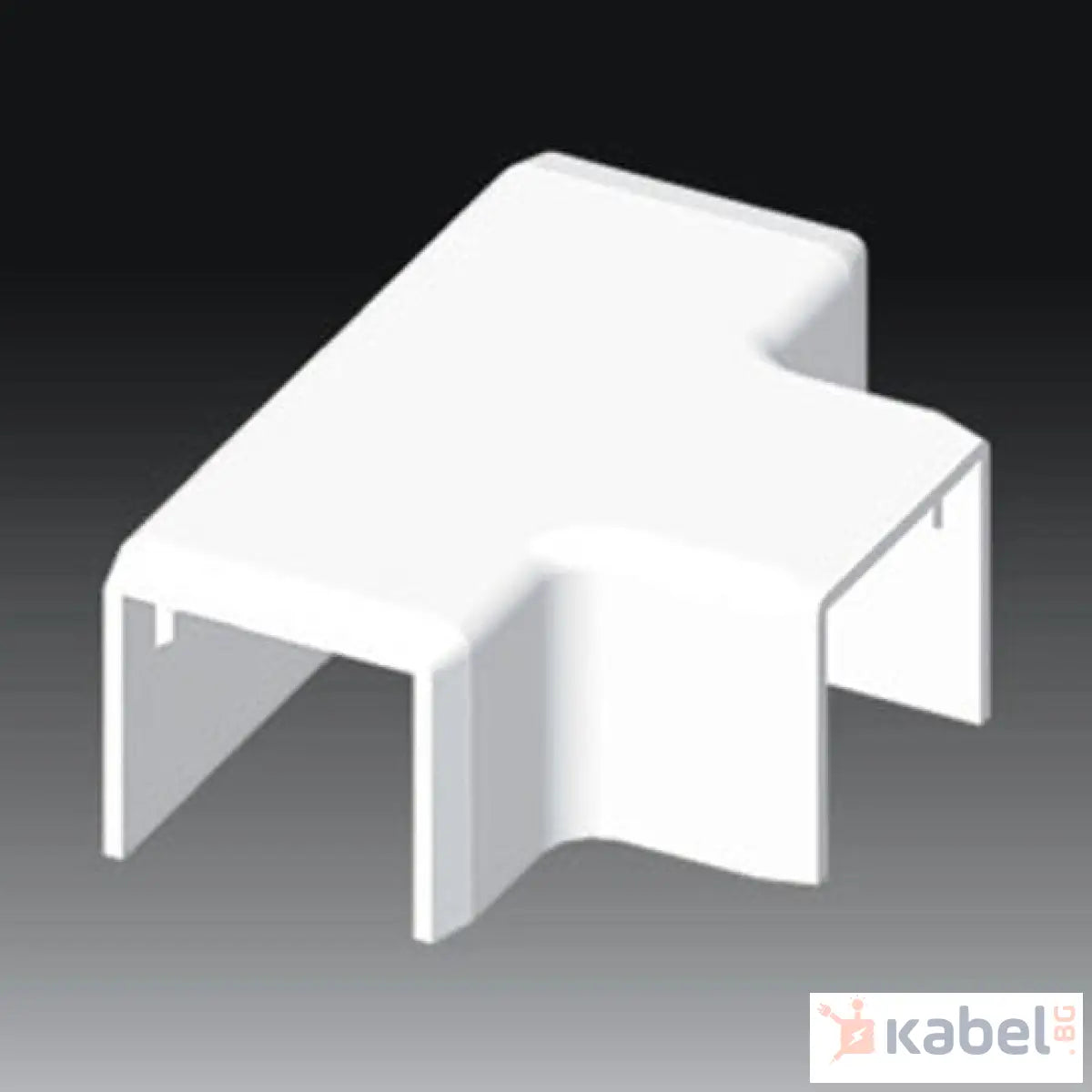 Т-ОБРАЗЕН КАПАК 8794 ЗА КАБЕЛЕН КАНАЛ LV 24Х22 KOPOS