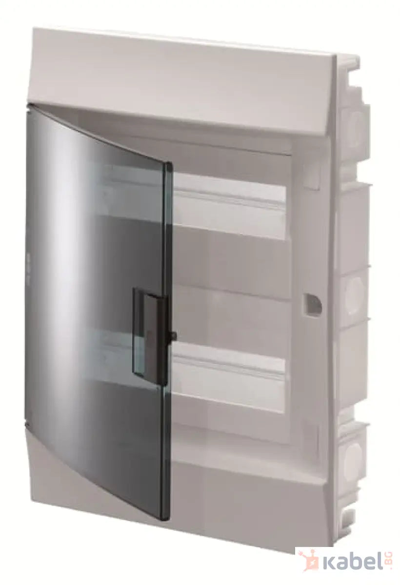 1SLM004101A1206 ТАБЛО АПАРТАМЕНТНО/ТАП 2×18 СКРИТ МОНТАЖ IP41 ПРОЗРАЧНА ВРАТА