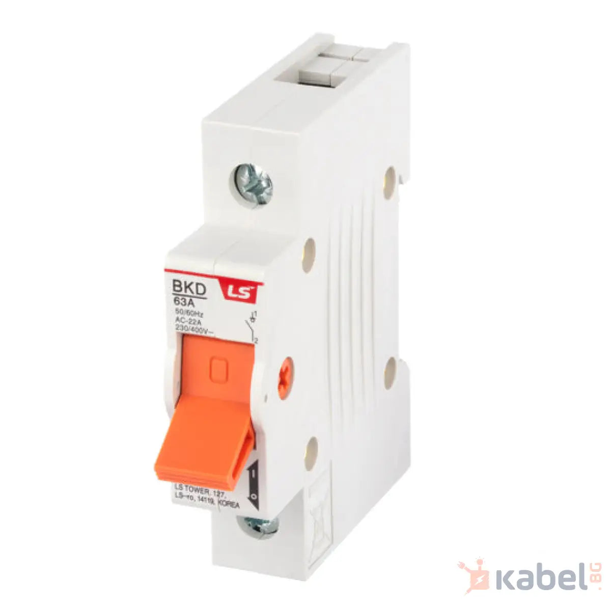 Товаров прекъсвач 63А 1P 5kA ЛС BKD Предпазител LS