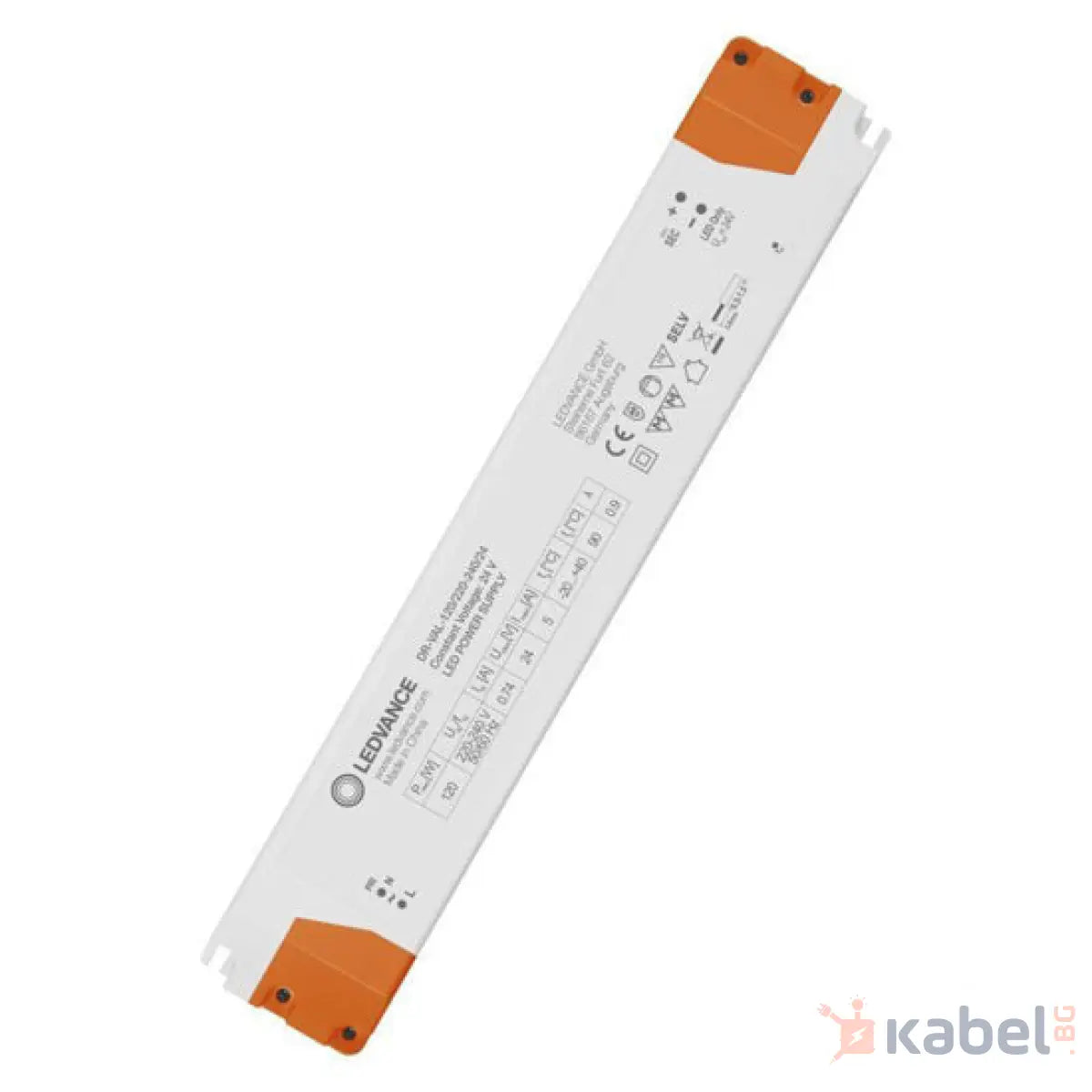 ТРАНСФОРМАТОР ЗА LED ЛЕНТА V-120W/220V/24V IP20