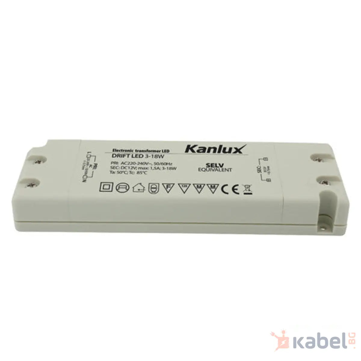 ТРАНСФОРМАТОР LED 3-18W 1.5A 8550 DRIFT