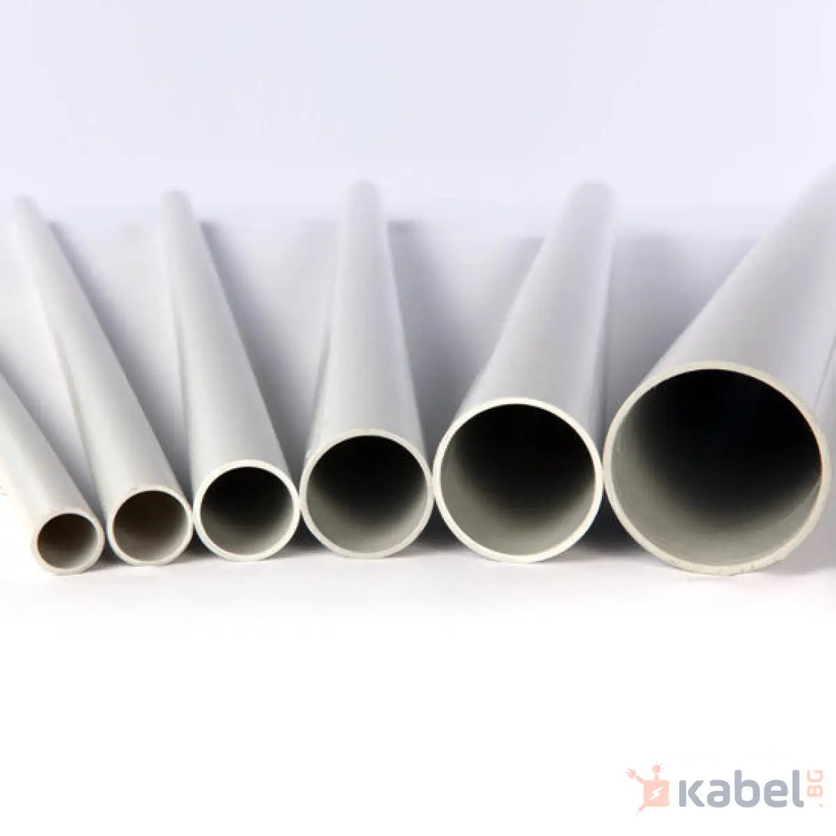 ТРЪБА PVC 320N Ф25/3m ВЪНШЕН ДИАМЕТЪР СИВА COURBI