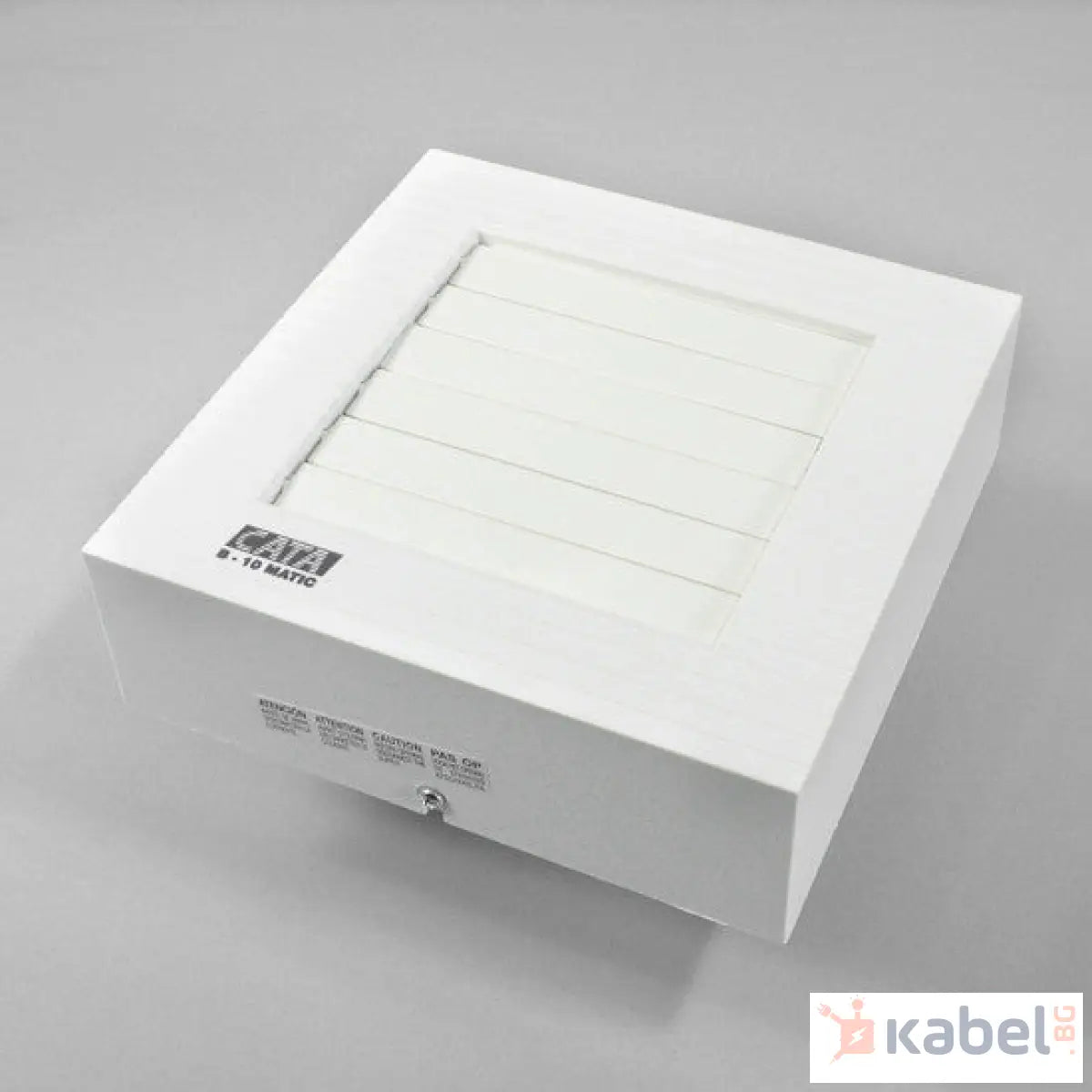 ВЕНТИЛАТОР B-10 MATIC БЯЛ 220V Ф100