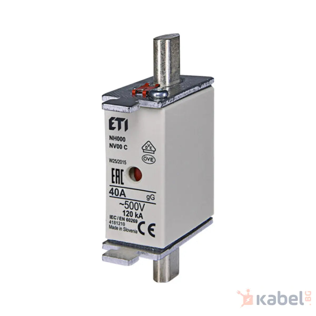 ВЛОЖКА ВПНН-00C 40А gG/gL 004181210 ETI