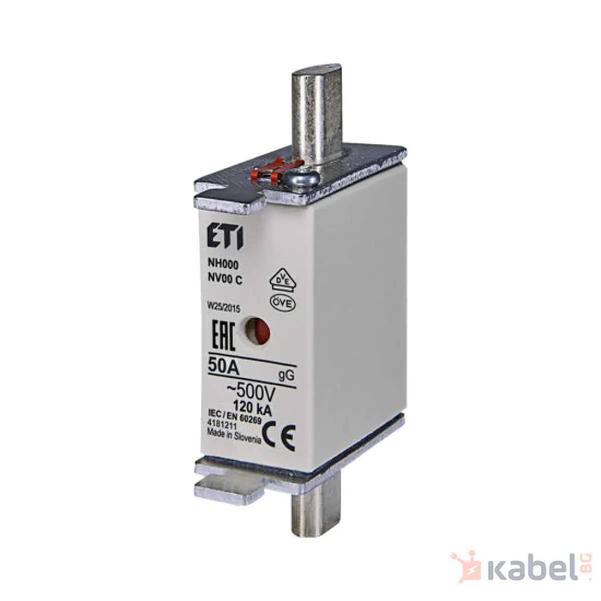 ВЛОЖКА ВПНН-00C 50А gG/gL 004181211 ETI