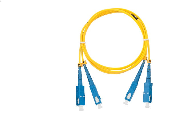 NIKOMAX Оптична пач корда 2 метра SC/UPC – LC/UPC,NMF-PC2S2C2-SCU-LCU-002