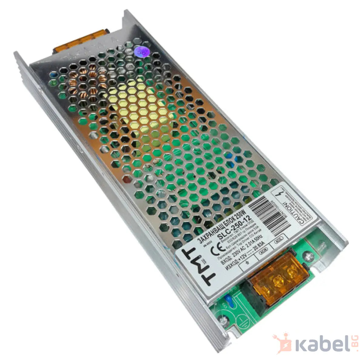 ЗАХРАНВАЩ БЛОК ЗА LED 250W 20.83A AC230V-DC12V 208х82х32mm