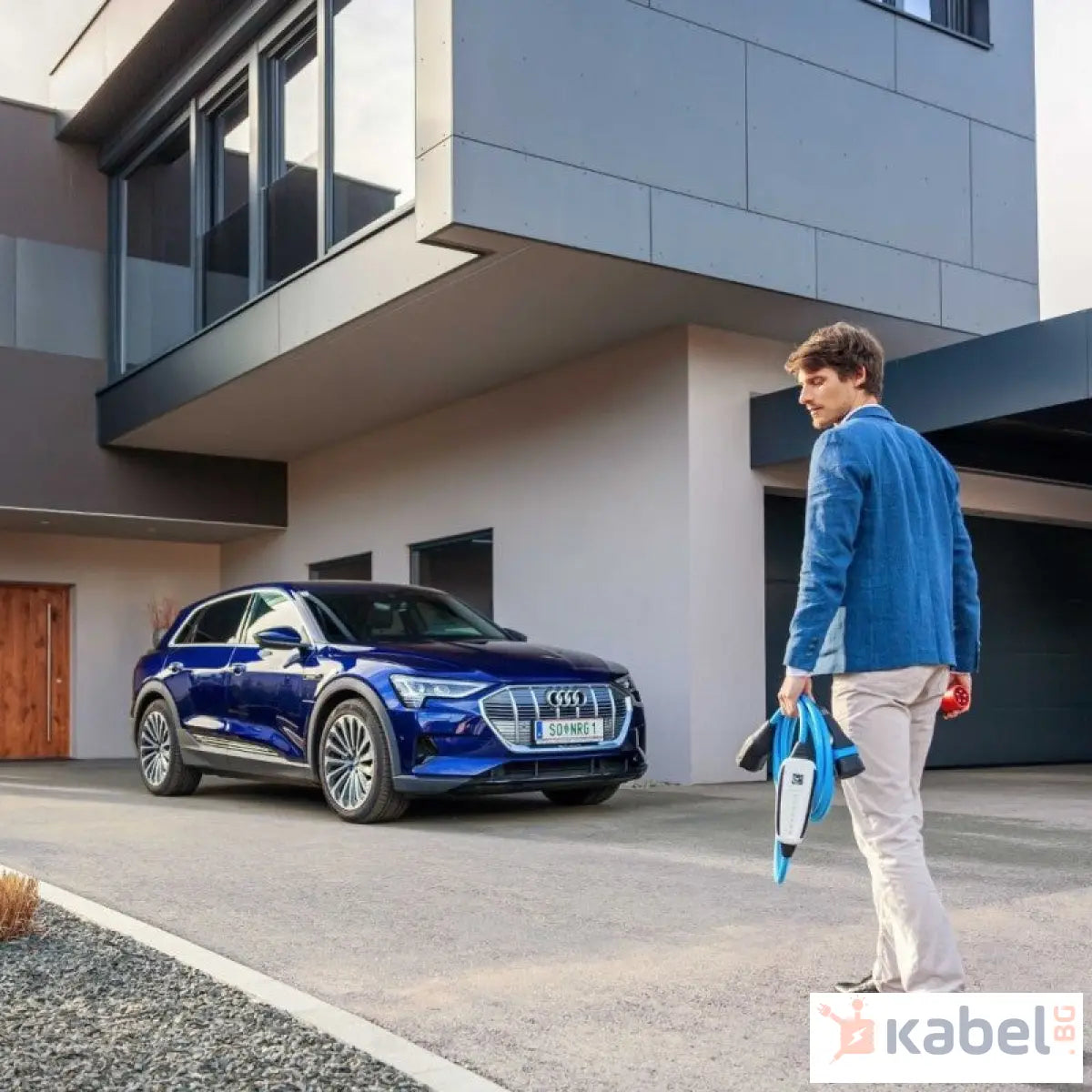 ЗАРЯДНА СТАНЦИЯ EVBOX ELVI WALLBOX КАБЕЛ 6 М ТИП 2 | 22 KW AC