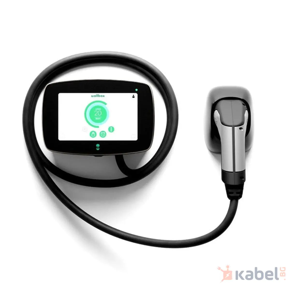 ЗАРЯДНА СТАНЦИЯ WALLBOX COMMANDER 2 КАБЕЛ ТИП 2 | 22 KW AC | ЧЕРЕН ЦВЯТ Каталожен номер: WLBC2-B-22KW