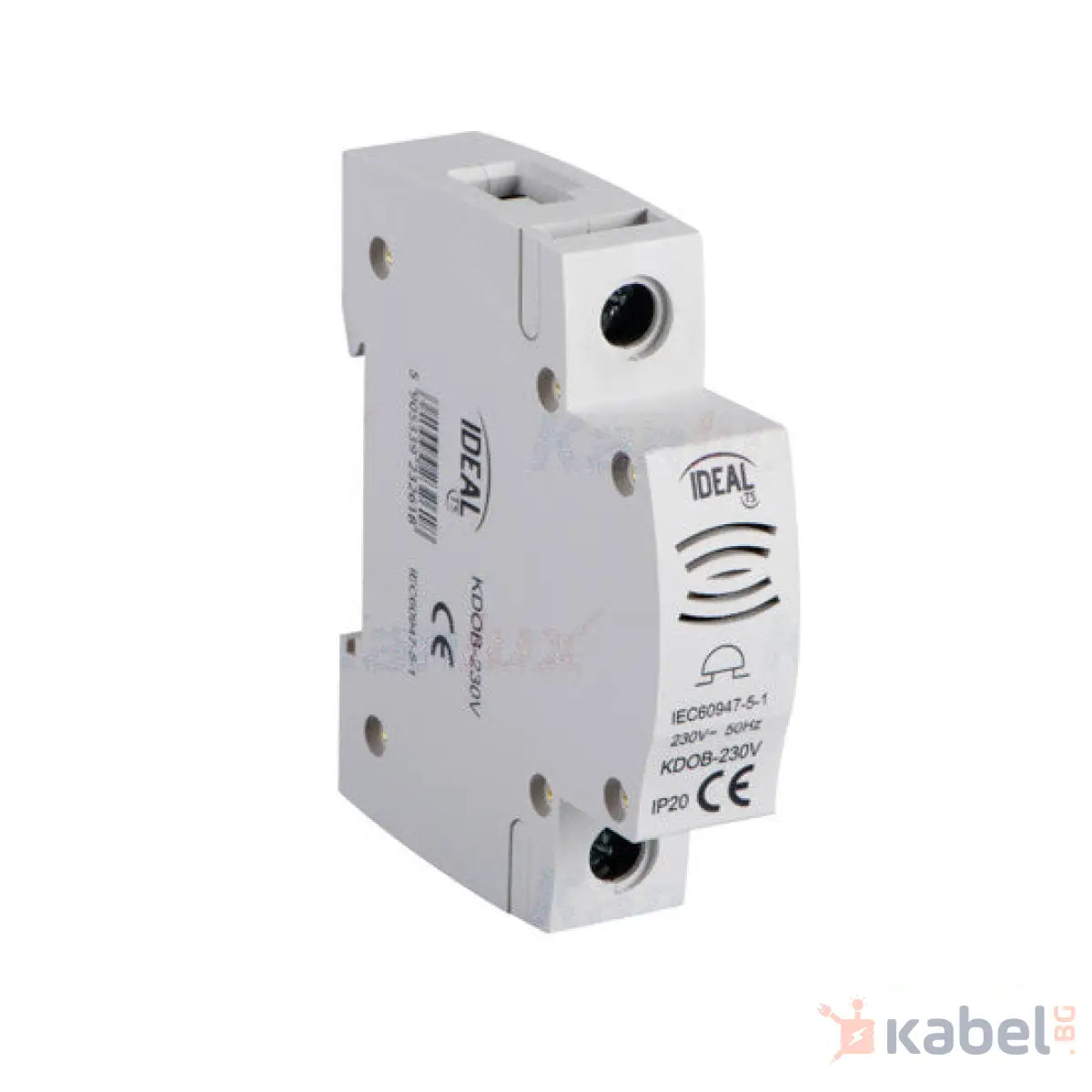 ЗВЪНЕЦ ЗА ШИНА 23261 KDOB-230V,КАНЛУКС