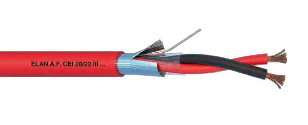 Кабел 2 х 1.0 + S PVC Eca червен – 100 m GR3 ELAN