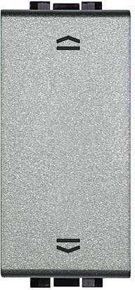 Ключ за щори 1 мод. 16A цвят Алуминий LL Bticino