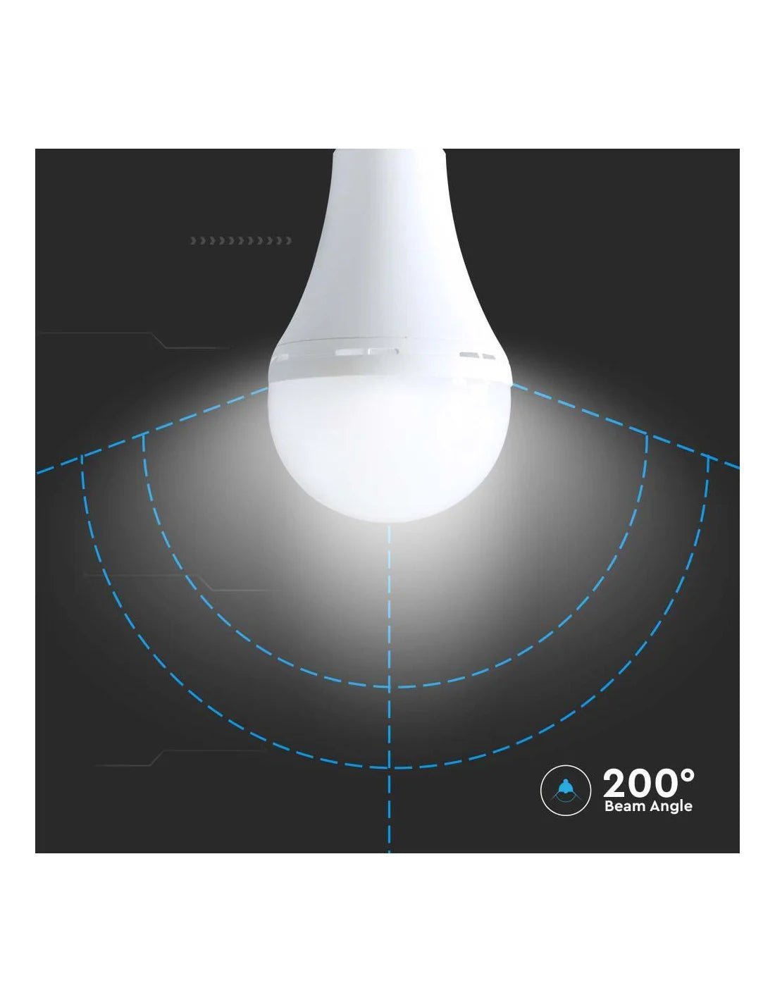 LED Крушка 9 W E 27 A 60 Пластик Аварийна 4000 К