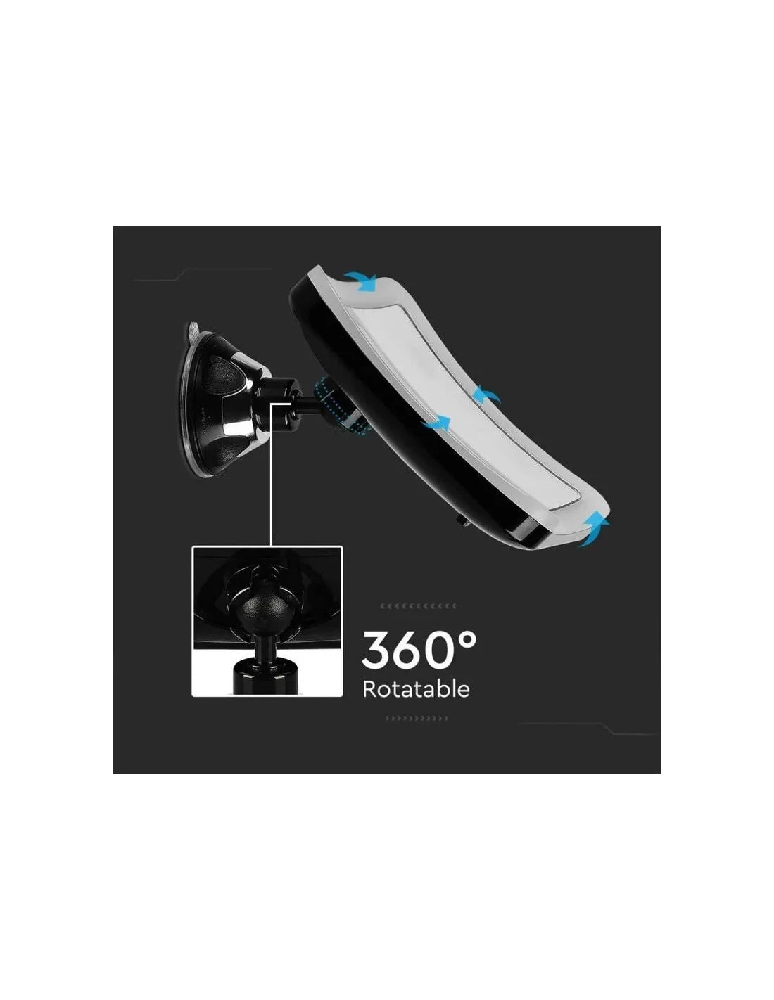 3.2 LED Огледало 3 x AA Батерии Черно Тяло