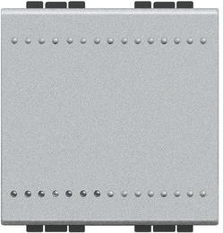 Еднополюсен ключ 2 мод. 16A цвят Алуминий LL Bticino