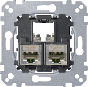 Компютърна розетка 2XRJ45 cat.6A STP Merten SE