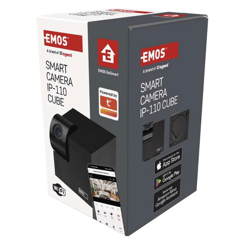 IP Камера 3 MP PT 5Vdc IP 20 IP - 110 CUBE Wi - Fi GoSmart EMOS