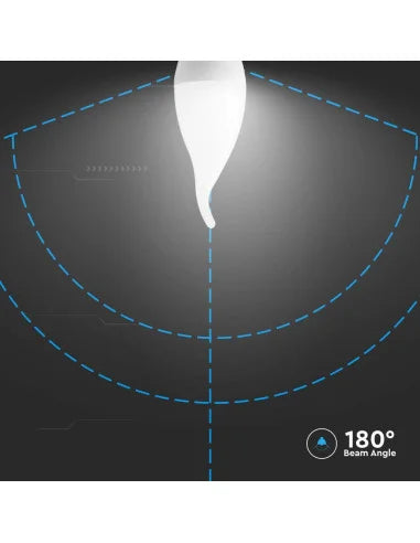 LED Крушка 4 W E 14 Кендъл Пламък 2700 K