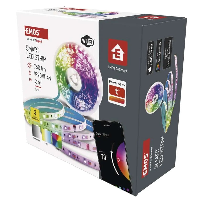 Лента LED 5.5 W RGBW 375 lm 110 ° 20000 h 2 м с контролер Wi - Fi GoSmart EMOS