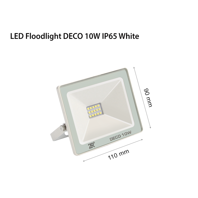 LED ПРОЖЕКТОР DECO 10 W БЯЛ