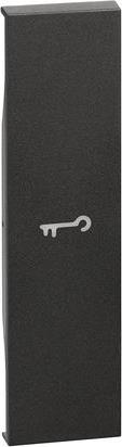 Лицев панел за ключ със символ "ключ" 1 мод. цвят Черен LNow Bticino