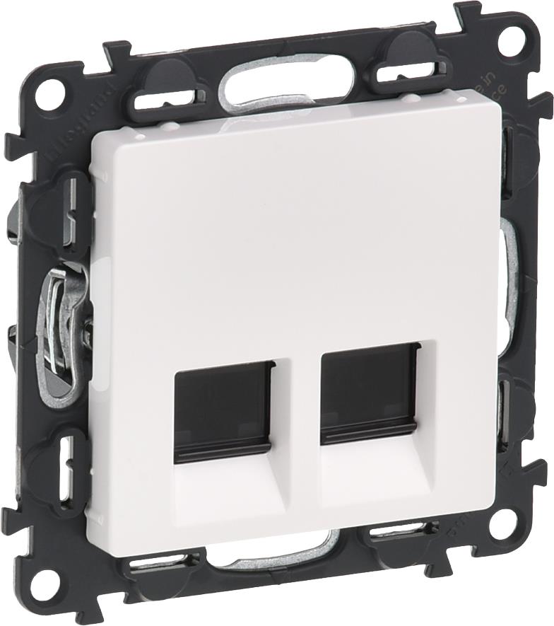 Розетка 2xRJ45 cat.6 STP цвят бял Valena Life Legrand