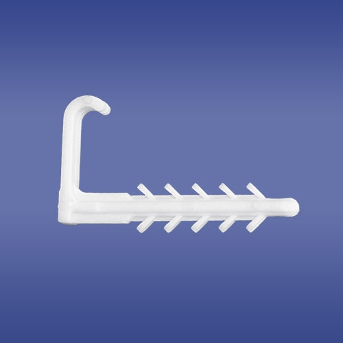 Дюбел единична кука USMPH 3 за мостов кабел х 2 / 3 х 2.5 мм2 с отвор 6 - 7мм / 100бр. / Elektro-Plast