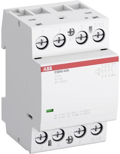 Модулен контактор ESB 40A 4NO 230ac/dc 3 мод. ABB