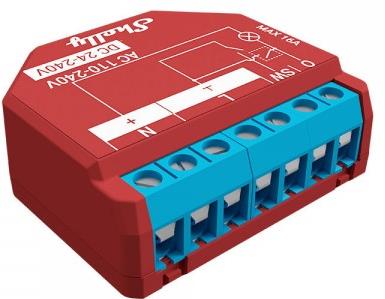 Микромодул Smart реле 1х On/Off 16A с мерител изисква неутрала Shelly Plus 1PM - 265017S