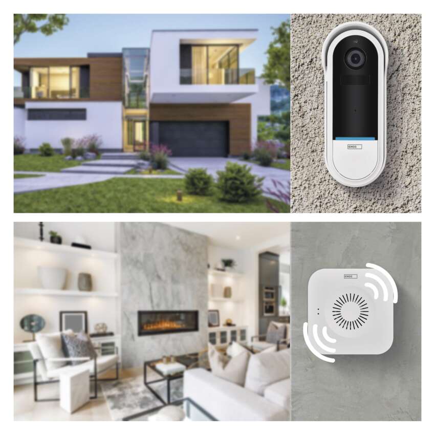 Видео бутон и звънец с батерия IP - 15 S W i- Fi GoSmart EMOS