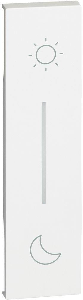Лицев панел за Smart сценариен ключ " Събуждам се / Заспивам " 1 мод. цвят Бял Bticino с Netatmo