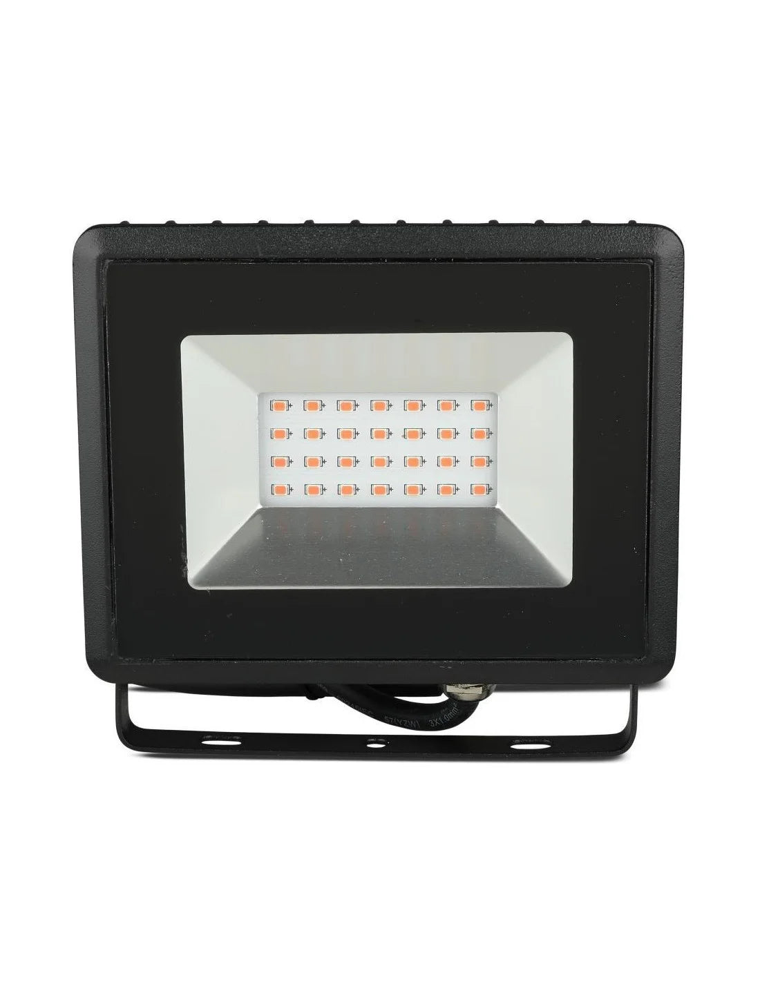 20 W LED Прожектор E-Series Черно Тяло Червен IP 65