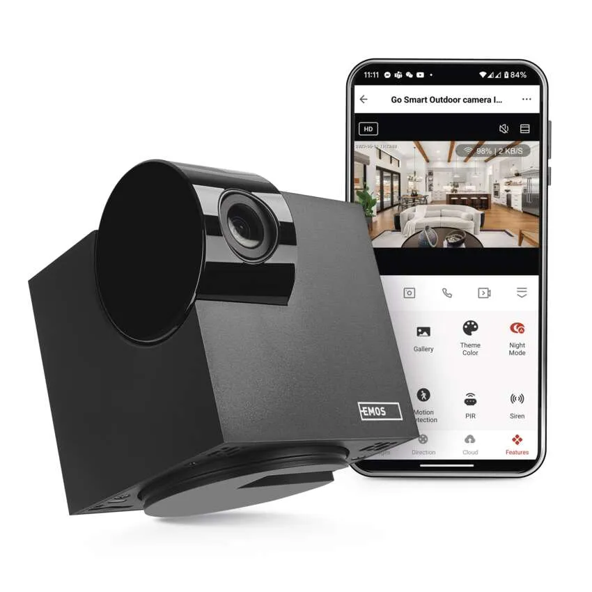 IP Камера 3 MP PT 5Vdc IP 20 IP - 110 CUBE Wi - Fi GoSmart EMOS