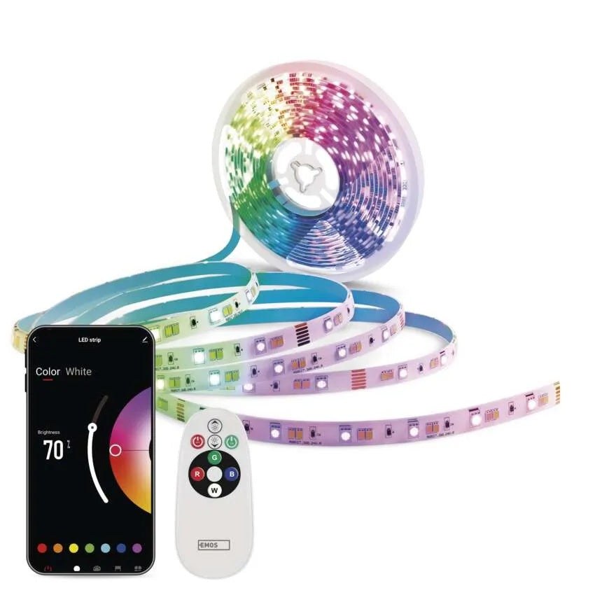 Лента LED 5.5 W RGBW 375 lm 110 ° 20000 h 2 м с контролер Wi - Fi GoSmart EMOS