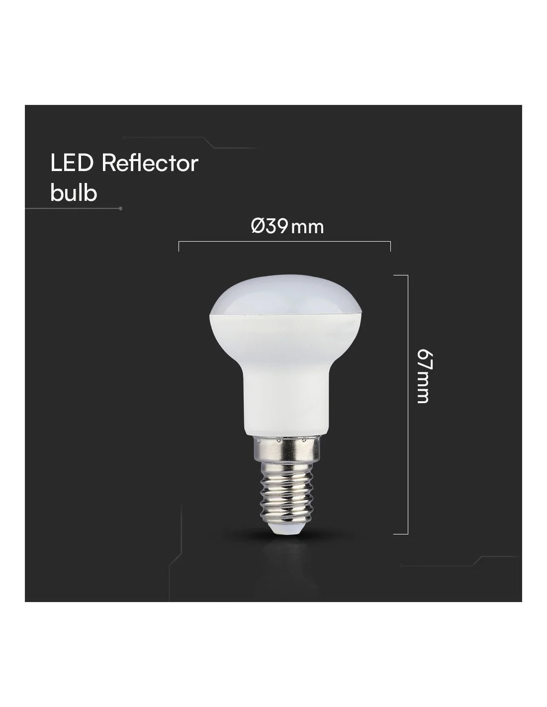 LED Крушка SAMSUNG Чип 3 W E14 R39 4000 K
