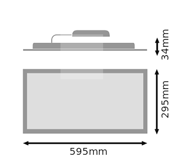 ПАНЕЛ LED ECO 18 W 4000 K 1800 lm , 602740