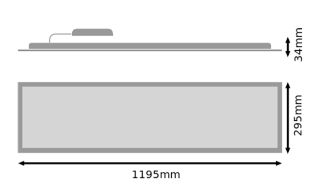 ПАНЕЛ LED ECO 36 W 4000 K 3600 lm , 602986