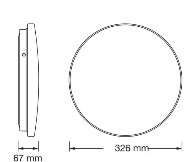 ПЛАФОНИЕРА LED 18 W 4000 K , 1440 lm , IP 44 , 647628
