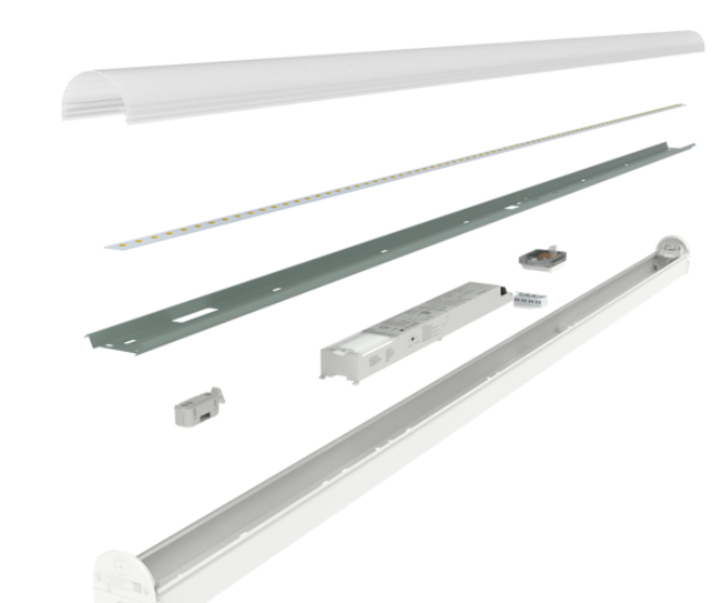 АВАР . БЛОК DP BATTEN CBO EL З А DAMP PROOF LEDVANCE