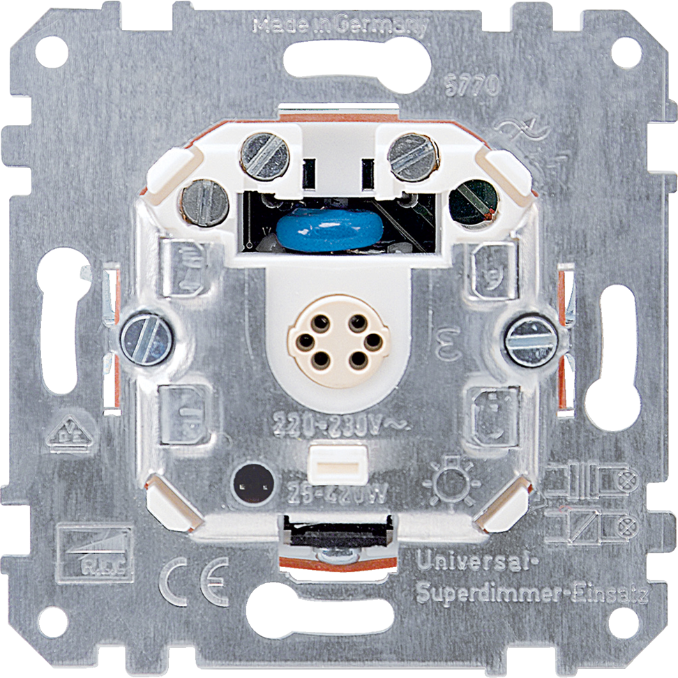 Димер бутонен R=25-420W L=25-420VA механизъм Merten SE /до изчерпване/