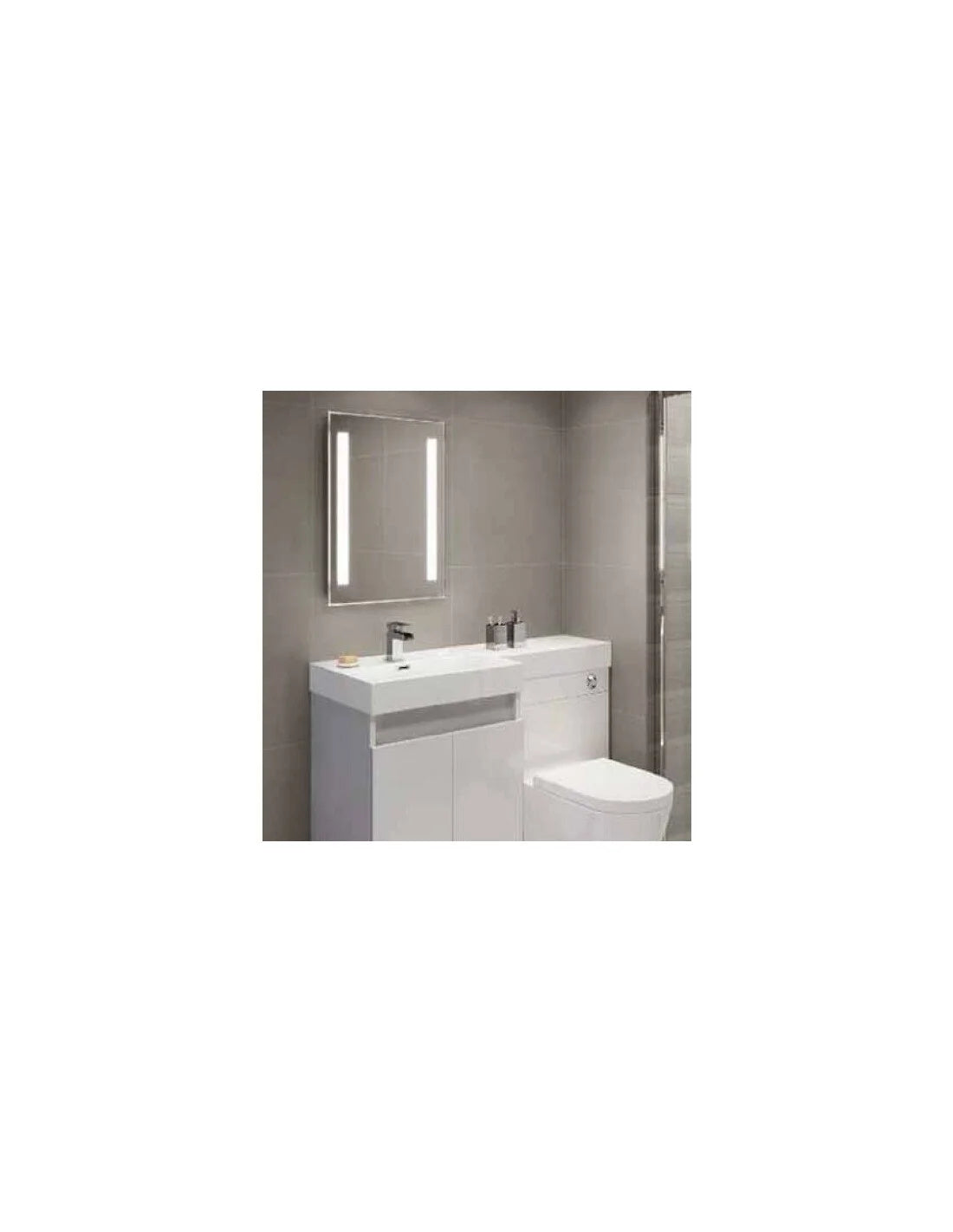 42 W LED Огледало Правоъгълник IP 44 Anti Fog 6400 K