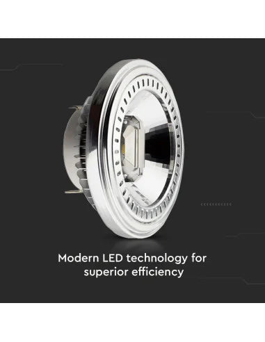 LED Крушка AR111 13.5 W 12 V 40 Градуса G 53 Чип 3000 K