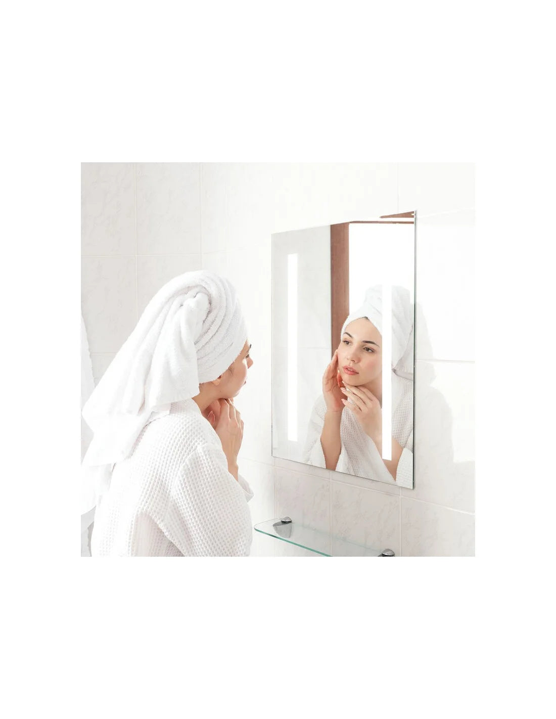 42 W LED Огледало Правоъгълник IP 44 Anti Fog 6400 K