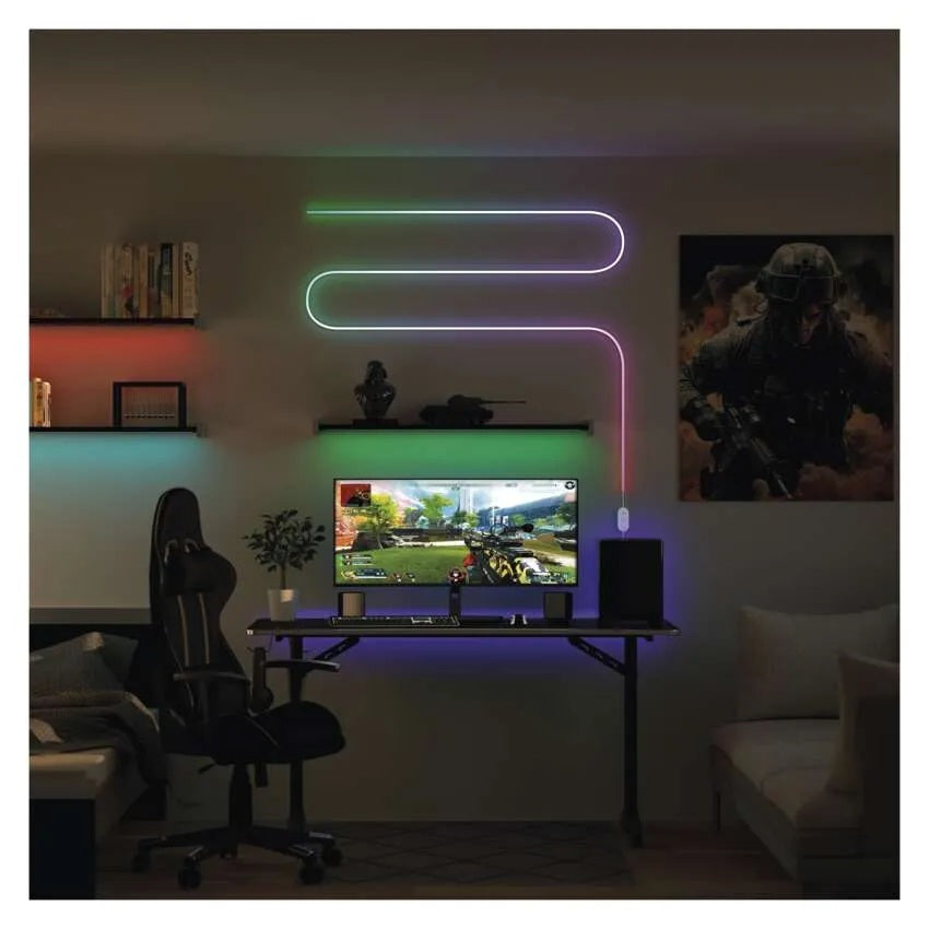 Лента LED 6.6 W RGBIC NEON 20000 h 5 м с контролер Wi-Fi GoSmart EMOS