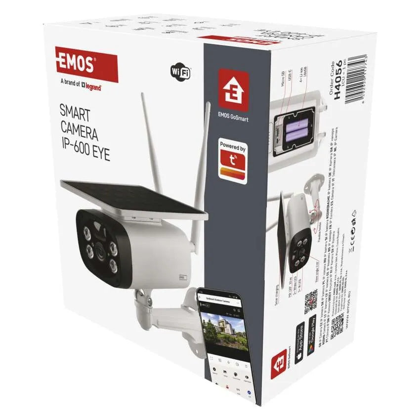 IP Камера HD IP 55 със соларен панел IP - 600 EYE Wi - Fi GoSmart EMOS