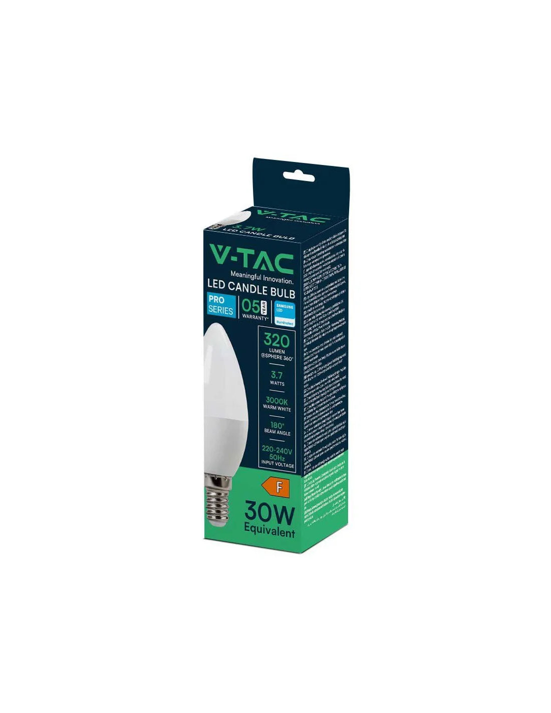 LED Крушка SAMSUNG Чип 3.7 W E1 4 G45 3000 K