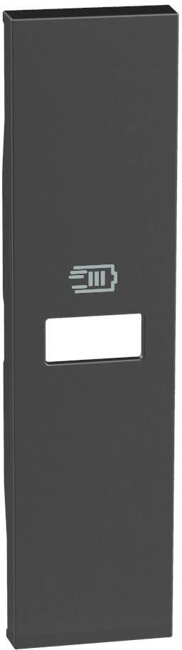 Лицев панел за USB розетка тип C Power Delivery 1 мод. цвят Черен Living Now Bticino