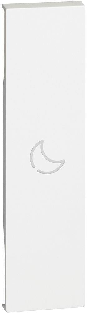 Лицев панел за бутон "Лягам си" 1 мод. цвят Бял Living Now Bticino