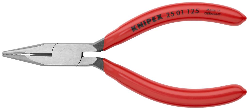 Клещи резачки с остър връх, червена ръкохватка 125мм, Knipex