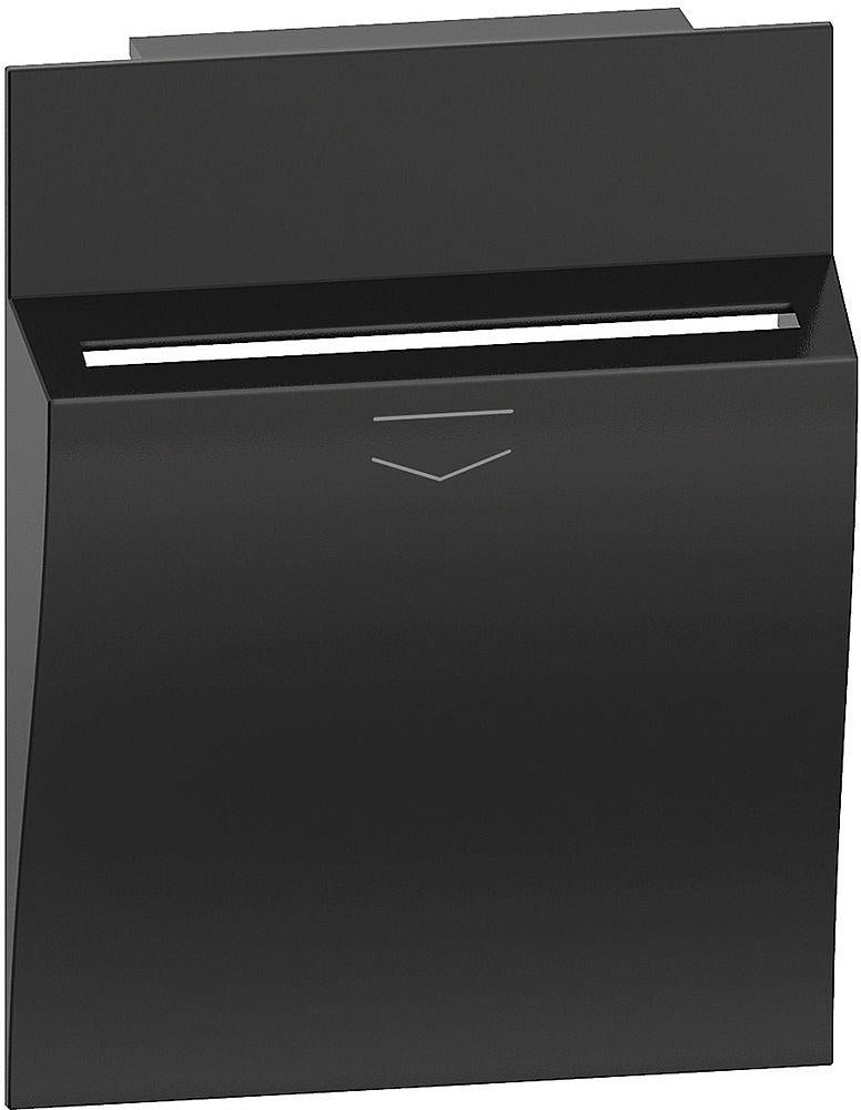 Лицев панел за енергоспестител K454x, 2 модула цвят Черен Living Now Bticino